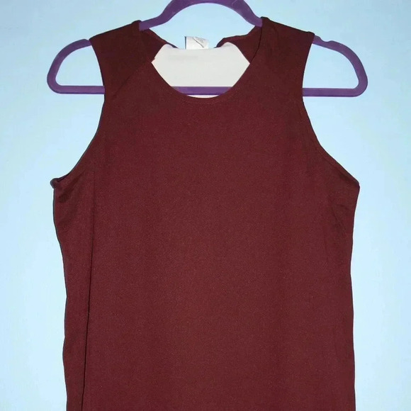 Champion Tops - Champion Fully Reversable Women's Small Tank Top Jersey Maroon and White NWOT
